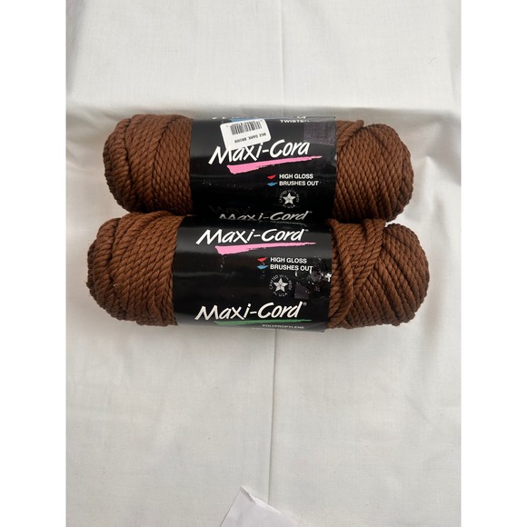 Maxi-Cord Other - Maxi Cord Twisted Dark Brown Polypropylene 6mm 100Yd Macrame 2 Pack